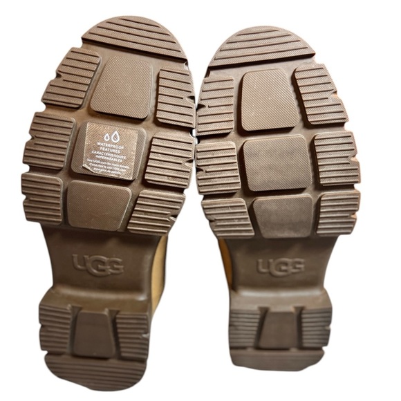 UGG Men’s Skyview Moto Gorpcore Active Pull On Leather Suede Waterproof Boots - Picture 10 of 16